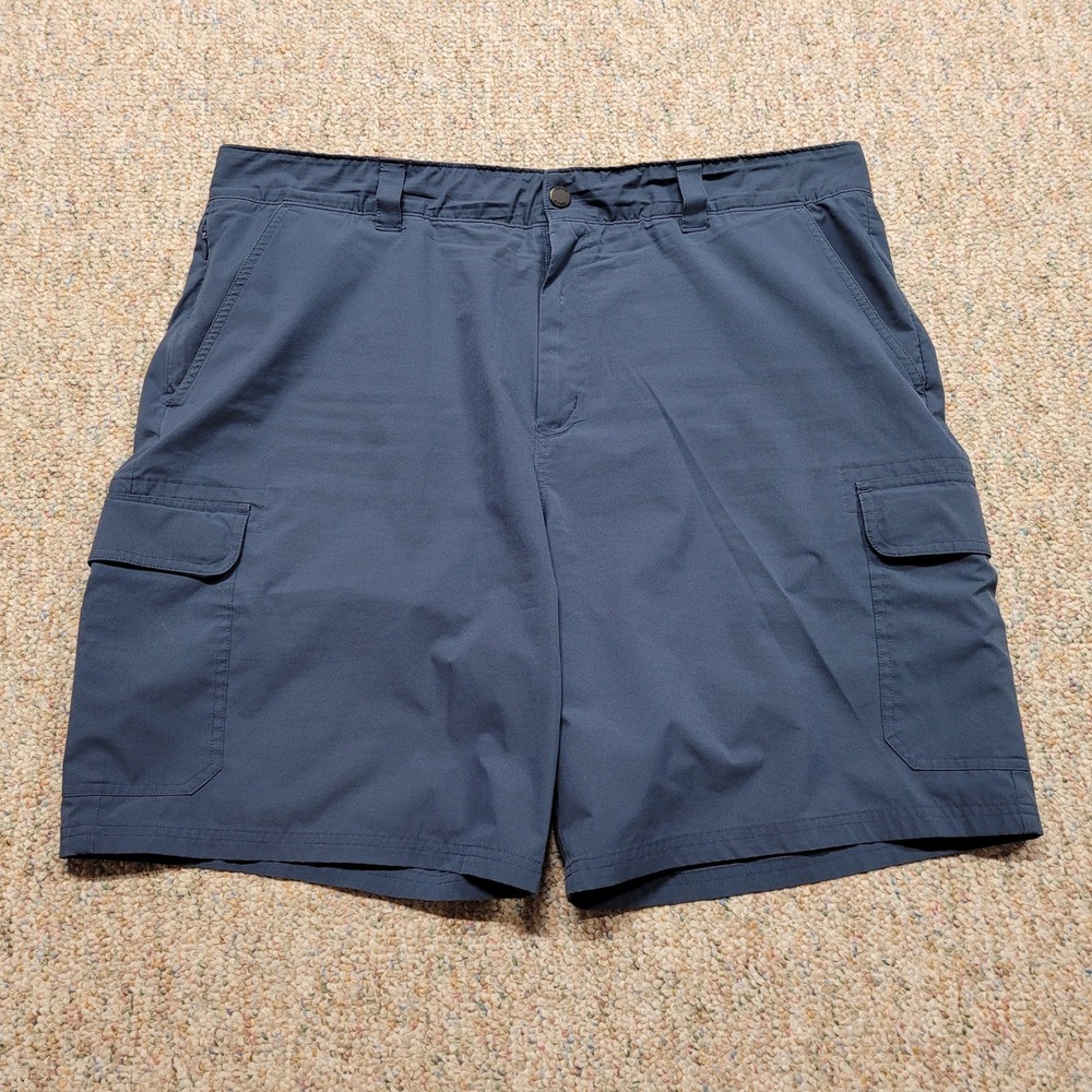 Orvis Cargo Shorts Men Size 40 Blue Hiking Outdoor Fishing Tech Performance